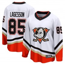 Men's Fanatics Branded Anaheim Ducks William Lagesson White Special Edition 2.0 Jersey - Breakaway