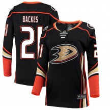 Women's Fanatics Branded Anaheim Ducks David Backes Black ized Home Jersey - Breakaway