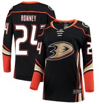 Women's Fanatics Branded Anaheim Ducks Carter Rowney Black Home Jersey - Breakaway