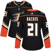 Women's Adidas Anaheim Ducks David Backes Black ized Home Jersey - Authentic