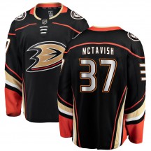 Men's Fanatics Branded Anaheim Ducks Mason McTavish Black Home Jersey - Breakaway