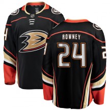 Men's Fanatics Branded Anaheim Ducks Carter Rowney Black Home Jersey - Breakaway