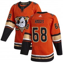 Men's Adidas Anaheim Ducks Tom Hodges Orange Alternate Jersey - Authentic
