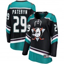 Women's Fanatics Branded Anaheim Ducks Greg Pateryn Black Alternate Jersey - Breakaway