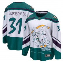 Youth Fanatics Branded Anaheim Ducks Olle Eriksson Ek White 2020/21 Special Edition Jersey - Breakaway