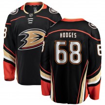 Youth Fanatics Branded Anaheim Ducks Tom Hodges Black Home Jersey - Breakaway