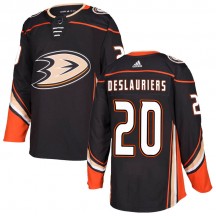 Men's Adidas Anaheim Ducks Nicolas Deslauriers Black Home Jersey - Authentic