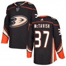 Men's Adidas Anaheim Ducks Mason McTavish Black Home Jersey - Authentic