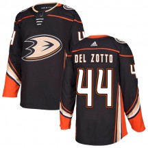 Men's Adidas Anaheim Ducks Michael Del Zotto Black Home Jersey - Authentic