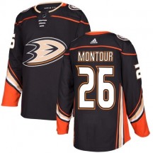 Youth Adidas Anaheim Ducks Brandon Montour Black Home Jersey - Premier