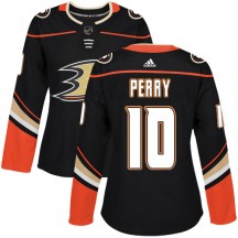 Women's Adidas Anaheim Ducks Corey Perry Black Home Jersey - Authentic