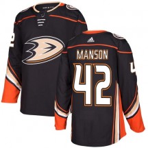 Men's Adidas Anaheim Ducks Josh Manson Black Home Jersey - Premier