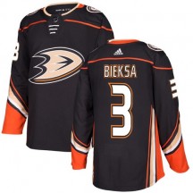 Youth Adidas Anaheim Ducks Kevin Bieksa Black Home Jersey - Authentic