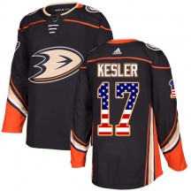 Youth Adidas Anaheim Ducks Ryan Kesler Black USA Flag Fashion Jersey - Authentic