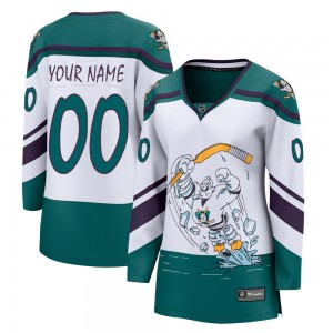 Women's Fanatics Branded Anaheim Ducks Custom White Custom 2020/21 Special Edition Jersey - Breakaway