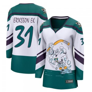 Women's Fanatics Branded Anaheim Ducks Olle Eriksson Ek White 2020/21 Special Edition Jersey - Breakaway