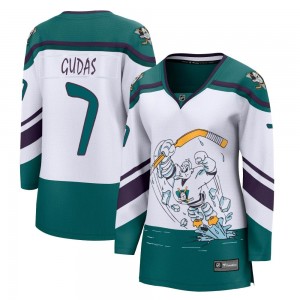 Women's Fanatics Branded Anaheim Ducks Radko Gudas White 2020/21 Special Edition Jersey - Breakaway