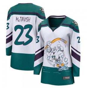 Women's Fanatics Branded Anaheim Ducks Mason McTavish White 2020/21 Special Edition Jersey - Breakaway