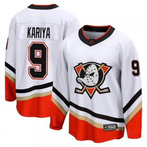 Men's Fanatics Branded Anaheim Ducks Paul Kariya White Special Edition 2.0 Jersey - Breakaway