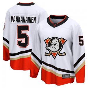 Men's Fanatics Branded Anaheim Ducks Urho Vaakanainen White Special Edition 2.0 Jersey - Breakaway