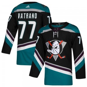 Youth Adidas Anaheim Ducks Frank Vatrano Black Teal Alternate Jersey - Authentic