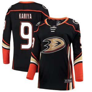 Women's Fanatics Branded Anaheim Ducks Paul Kariya Black Home Jersey - Authentic