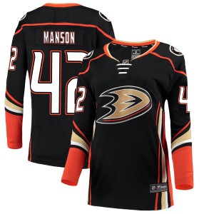 Women's Fanatics Branded Anaheim Ducks Josh Manson Black Home Jersey - Authentic