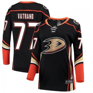 Women's Fanatics Branded Anaheim Ducks Frank Vatrano Black Home Jersey - Breakaway