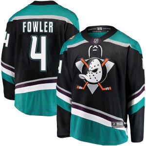 Men's Fanatics Branded Anaheim Ducks Cam Fowler Black Alternate Jersey - Breakaway