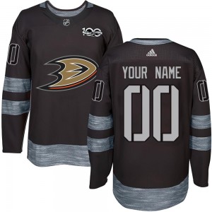 Youth Anaheim Ducks Custom Black Custom 1917-2017 100th Anniversary Jersey - Authentic