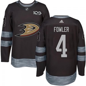 Youth Anaheim Ducks Cam Fowler Black 1917-2017 100th Anniversary Jersey - Authentic