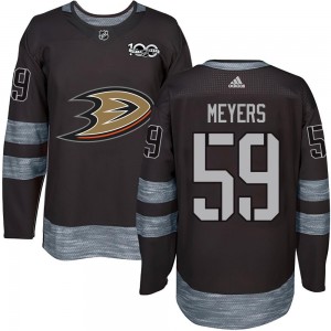 Youth Anaheim Ducks Ben Meyers Black 1917-2017 100th Anniversary Jersey - Authentic