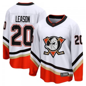 Youth Fanatics Branded Anaheim Ducks Brett Leason White Special Edition 2.0 Jersey - Breakaway