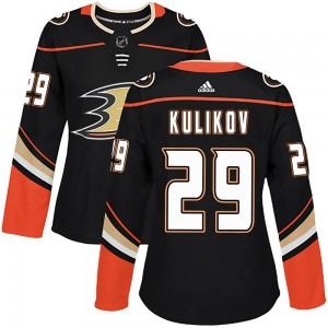 Women's Adidas Anaheim Ducks Dmitry Kulikov Black Home Jersey - Authentic