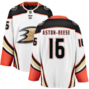 Men's Fanatics Branded Anaheim Ducks Zach Aston-Reese White Away Jersey - Breakaway