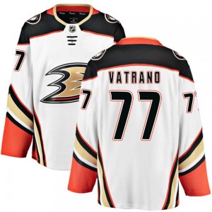 Men's Fanatics Branded Anaheim Ducks Frank Vatrano White Away Jersey - Breakaway