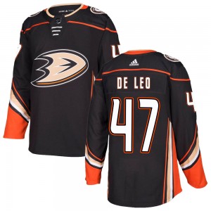 Youth Adidas Anaheim Ducks Chase De Leo Black Home Jersey - Authentic