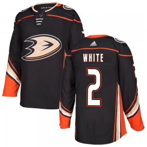 Youth Adidas Anaheim Ducks Colton White White Black Home Jersey - Authentic