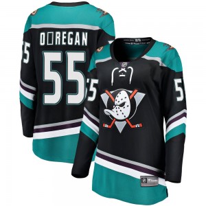 Women's Fanatics Branded Anaheim Ducks Danny O'Regan Black Alternate Jersey - Breakaway