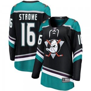 Women's Fanatics Branded Anaheim Ducks Ryan Strome Black Alternate Jersey - Breakaway