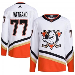 Youth Adidas Anaheim Ducks Frank Vatrano White Reverse Retro 2.0 Jersey - Authentic