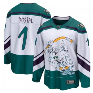 Youth Fanatics Branded Anaheim Ducks Lukas Dostal White 2020/21 Special Edition Jersey - Breakaway