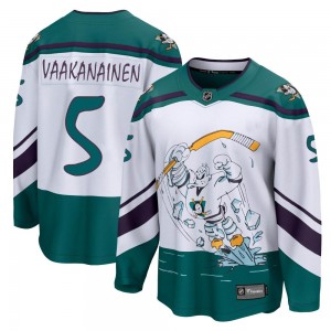Youth Fanatics Branded Anaheim Ducks Urho Vaakanainen White 2020/21 Special Edition Jersey - Breakaway