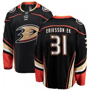 Youth Fanatics Branded Anaheim Ducks Olle Eriksson Ek Black Home Jersey - Breakaway