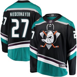 Youth Fanatics Branded Anaheim Ducks Scott Niedermayer Black Alternate Jersey - Breakaway