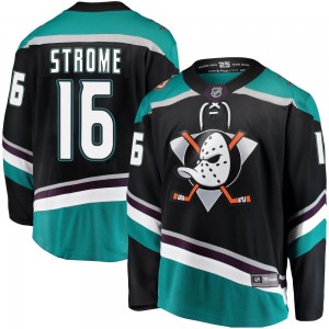 Youth Fanatics Branded Anaheim Ducks Ryan Strome Black Alternate Jersey - Breakaway