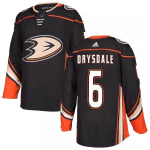 Men's Adidas Anaheim Ducks Jamie Drysdale Black Home Jersey - Authentic