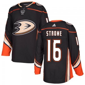 Men's Adidas Anaheim Ducks Ryan Strome Black Home Jersey - Authentic
