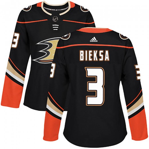 Women's Adidas Anaheim Ducks Kevin Bieksa Black Home Jersey - Authentic