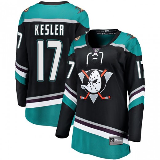 Women's Fanatics Branded Anaheim Ducks Ryan Kesler Black Alternate Jersey - Breakaway